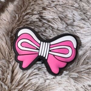 Pink Coquette Bow Shoe Charm 5/$20